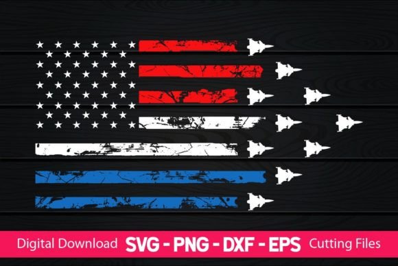 American Flag 4th of July Graphics & Crafts