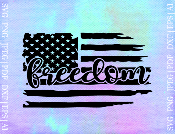 American Freedom Flag SVG: Graphics and Crafts