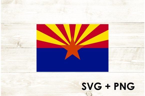 Arizona Flag Graphics for Crafts