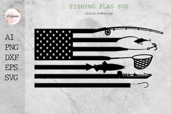 Fishing Flag Svg Review