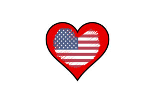 Love Flag USA: Graphics for Creative Brands