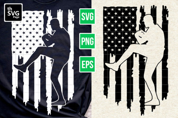Pitcher American Flag Baseball Svg: Graphics and Crafts