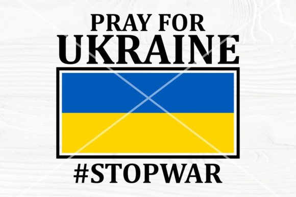 Pray for Ukraine SVG – Graphics & Crafts