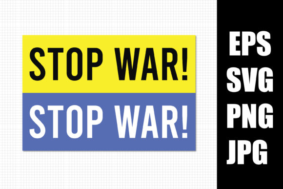 Stop War PNG SVG Ukraine Flag PNG SVG: Graphics and Crafts