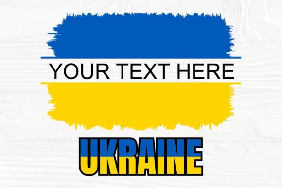 Ukraine Flag SVG, Graphics & Crafts