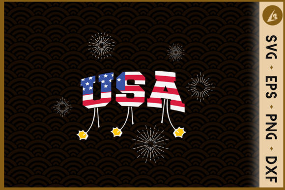 USA Flag Patriodic 4th of July America